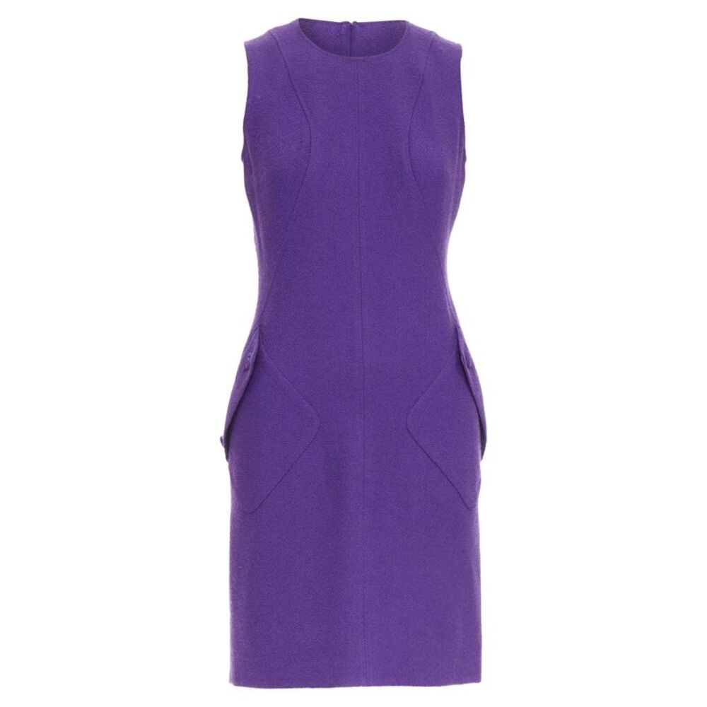 Versace Boucle Wool Medusa Dress